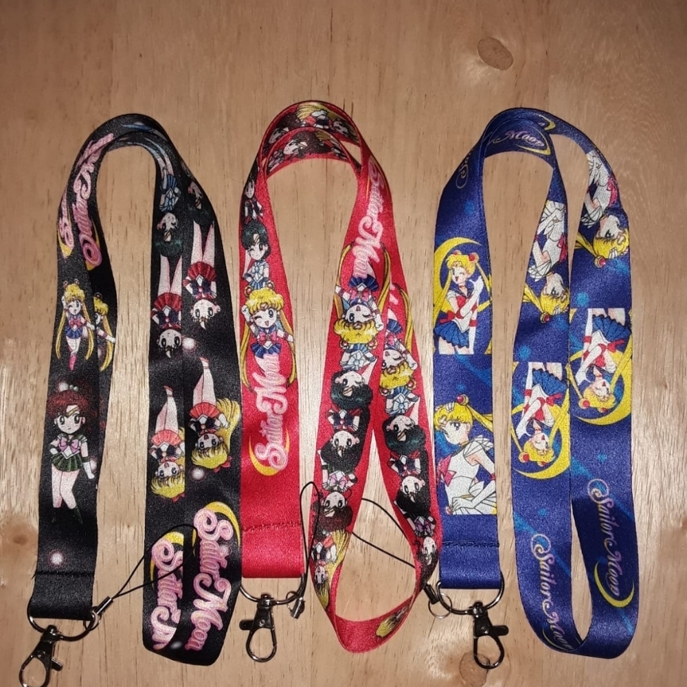 3 Japan Anime Sailor Moon Bundle C Lanyards